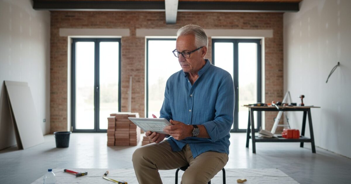 Pensionato italiano che pianifica ristrutturazioni casa con bonus e detrazioni edilizie 2026