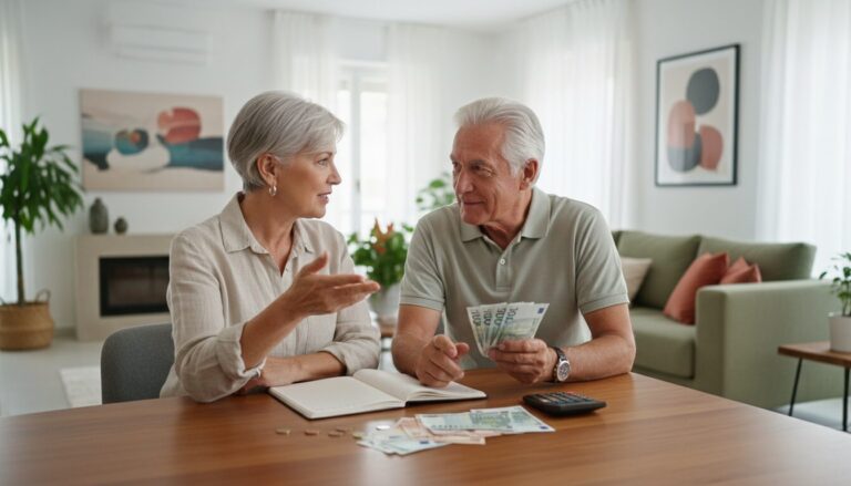 Coppia di pensionati italiani esamina BTP, conti deposito e investimenti per il 2026